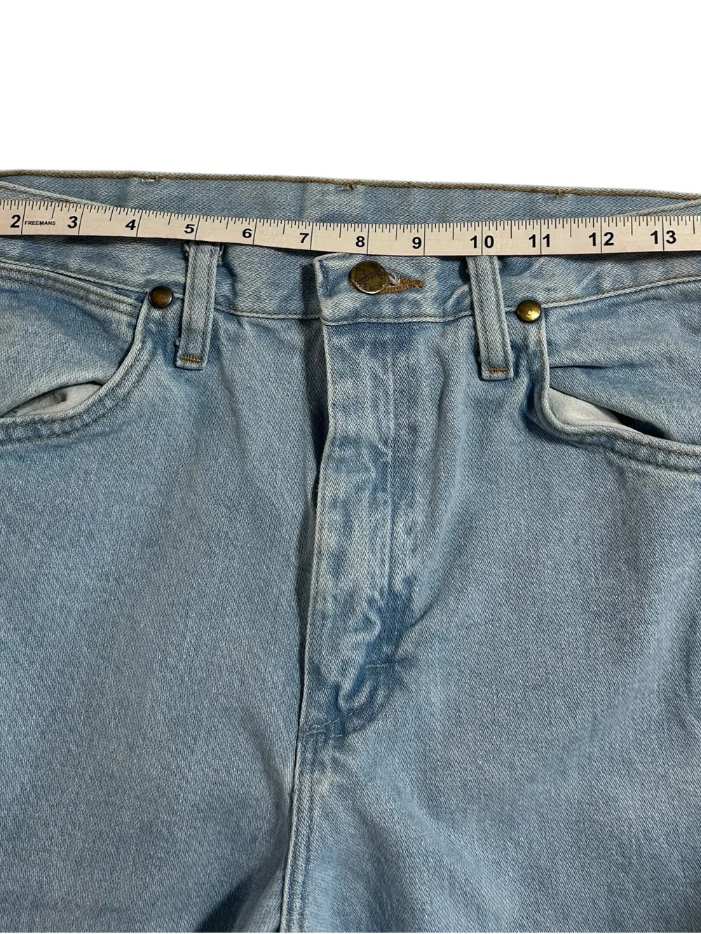 Vintage Wrangler 936GBK Light Wash Western Straight Leg Jeans 30x32 USA